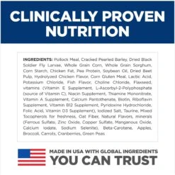 Hill's Science Diet Adult Sensitive Stomach & Skin Pollock Meal, Barley & Insect Meal Recipe Dry Dog Food 16 Hill's Science Diet Adult Sensitive Stomach & Skin Pollock Meal, Barley & Insect Meal Recipe Dry Dog Food -Cozy Paws 851670 PT6. AC SS1800 V1683901181