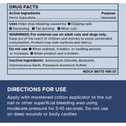 Chew + Heal Styptic Powder Dog Treatment, 1.5-oz -Cozy Paws 853630 PT7. AC SS1800 V1684348881