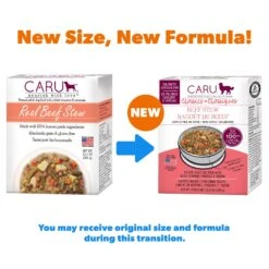 Caru Real Beef Stew Grain-Free Wet Dog Food -Cozy Paws 85696 PT1. AC SS1800 V1701451442
