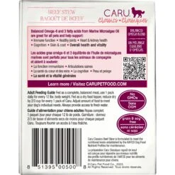 Caru Real Beef Stew Grain-Free Wet Dog Food -Cozy Paws 85696 PT2. AC SS1800 V1701366051