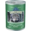Blue Buffalo Wilderness Duck & Chicken Grill Grain-Free Canned Dog Food