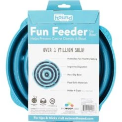 Outward Hound Non-Skid Plastic Slow Feeder Interactive Dog Bowl -Cozy Paws 85930 PT8. AC SS1800 V1544628766