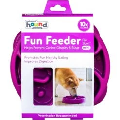 Outward Hound Fun Feeder Interactive Dog Bowl, Purple -Cozy Paws 85933 PT6. AC SS1800 V1694439633