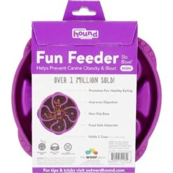 Outward Hound Fun Feeder Interactive Dog Bowl, Purple -Cozy Paws 85933 PT8. AC SS1800 V1544629136