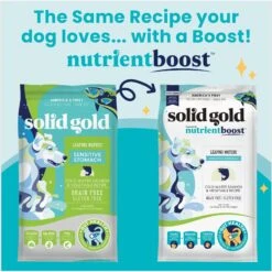 Solid Gold Nutrientboost Leaping Waters Sensitive Stomach Grain-Free Cold Water Salmon & Vegetable Dry Dog Food -Cozy Paws 861534 PT1. AC SS1800 V1695999592