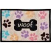 Loving Pets Woof With Multi Paws Fashion Dog Placemat