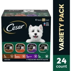 Cesar Poultry Variety Pack With Real Chicken, Turkey & Duck Grain-Free Small Breed Adult Wet Dog Food Trays -Cozy Paws 86458 PT2. AC SS1800 V1695650661