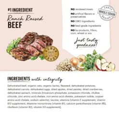 The Honest Kitchen Whole Grain Beef Dehydrated Dog Food, 1.5-oz, 10 Count -Cozy Paws 864710 PT2. AC SS1800 V1687286166