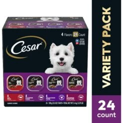 Cesar Classic Loaf In Sauce Beef Recipe, Filet Mignon, Grilled Chicken & Porterhouse Steak Flavors Variety Pack Grain-Free Small Breed Adult Wet Dog Food Trays 13 Cesar Classic Loaf In Sauce Beef Recipe, Filet Mignon, Grilled Chicken & Porterhouse Steak Flavors Variety Pack Grain-Free Small Breed Adult Wet Dog Food Trays -Cozy Paws 86492 PT2. AC SS1800 V1695650137