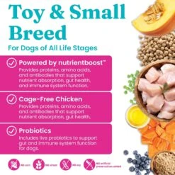Solid Gold NutrientBoost Mighty Mini Gut Health Small & Toy Breed Grain-Free Chicken, Chickpea & Pumpkin Dry Dog Food -Cozy Paws 870430 PT3. AC SS1800 V1695999592