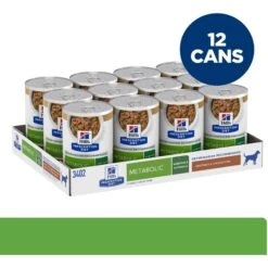 Hill's Prescription Diet Metabolic Weight Management Vegetable & Chicken Stew Canned Dog Food -Cozy Paws 87470 PT1. AC SS1800 V1687986580