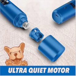 Ruff 'N Ruffus Upgraded Rechargeable Dog Nail Grinder Kit, Blue -Cozy Paws 878374 PT1. AC SS1800 V1688073706