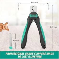 Ruff 'N Ruffus 3-Piece Essential Grooming Kit For Dogs & Cats, Aqua -Cozy Paws 878406 PT4. AC SS1800 V1688074113