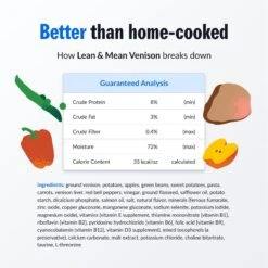 PetPlate Human Grade Grateful Gut Venison Entree Dog Food -Cozy Paws 878630 PT3. AC SS1800 V1688399650