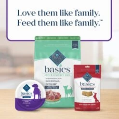 Blue Buffalo Basics Skin & Stomach Care Grain-Free Turkey & Potato Small Breed Adult Wet Dog Food -Cozy Paws 88199 PT7. AC SS1800 V1646253687