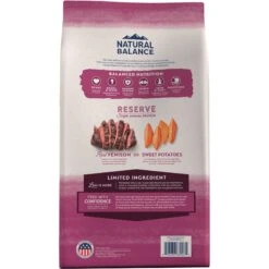 Natural Balance Rewards Jumpin' Stix With Real Venison Dog Treats & Natural Balance Limited Ingredient Reserve Grain-Free Sweet Potato & Venison Recipe Dry Dog Food -Cozy Paws 882790 PT6. AC SS1800 V1686162797