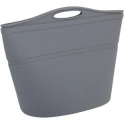 Pounce + Fetch Heavy Duty Silicone Travel Bag Bowl, Gray, 4-cup -Cozy Paws 883326 PT2. AC SS1800 V1686839429