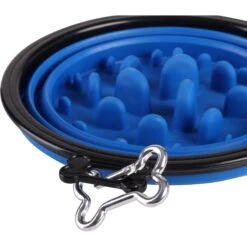 Pounce + Fetch Slow Feeder Collapsible Bowl, Assorted Colors -Cozy Paws 883374 PT2. AC SS1800 V1686249438