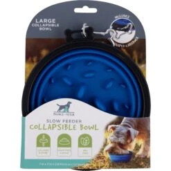 Pounce + Fetch Slow Feeder Collapsible Bowl, Assorted Colors -Cozy Paws 883374 PT3. AC SS1800 V1686250411