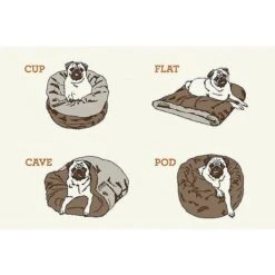 P.L.A.Y. Pet Lifestyle And You Snuggle Covered/Bolster Cat & Dog Bed -Cozy Paws 88378 PT4. AC SS1800 V1566315813