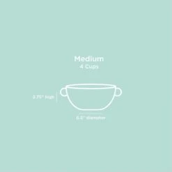 Waggo Bobble Ceramic Cat & Dog Bowl, Medium -Cozy Paws 889206 PT3. AC SS1800 V1698437623