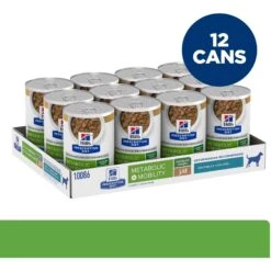 Hill's Prescription Diet Metabolic + Mobility Weight & Joint Care Vegetable & Tuna Stew Canned Dog Food -Cozy Paws 89574 PT1. AC SS1800 V1641402700