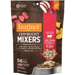 Instinct Raw Boost Mixers Beef Recipe Grain-Free Freeze-Dried Dog Food Topper