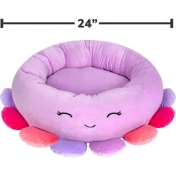 Squishmallows JPT Beula The Octopus Cat & Dog Bed, Purple -Cozy Paws 898158 PT2. AC SS1800 V1688061652