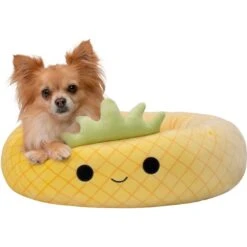 Squishmallows JPT Maui The Pineapple Cat & Dog Bed, Yellow -Cozy Paws 898214 PT3. AC SS1800 V1688071952