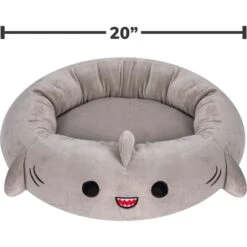 Squishmallows JPT Gordon The Shark Cat & Dog Bed, Grey -Cozy Paws 898246 PT2. AC SS1800 V1688062371