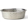 PetRageous Designs Crete Hammered Stainless Steel Dog & Cat Bowl
