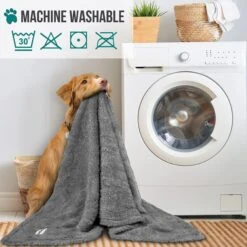 PetAmi Fluffy Fleece Cat & Dog Throw Blanket -Cozy Paws 902678 PT5. AC SS1800 V1687813837