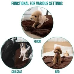 PetAmi Sherpa Dog & Cat Reversible Blanket -Cozy Paws 902782 PT3. AC SS1800 V1687814851