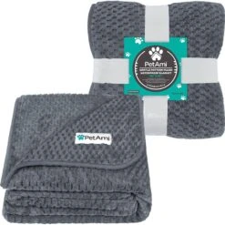PetAmi Sherpa Fleece Waterproof Waffle Cat & Dog Blanket -Cozy Paws 903958 PT1. AC SS1800 V1688154071