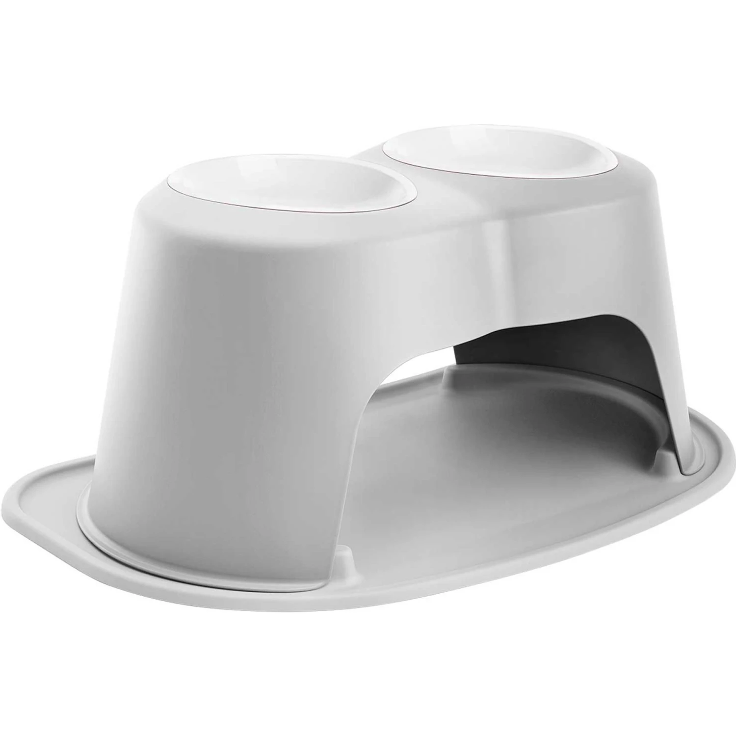 WeatherTech Double High Poly Bowl Cat & Dog Pet Feeding System 3 WeatherTech Double High Poly Bowl Cat & Dog Pet Feeding System