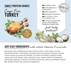 The Honest Kitchen Limited Ingredient Diet Turkey Recipe Grain-Free Dehydrated Dog Food -Cozy Paws 90624 PT2. AC SS1800 V1649750782