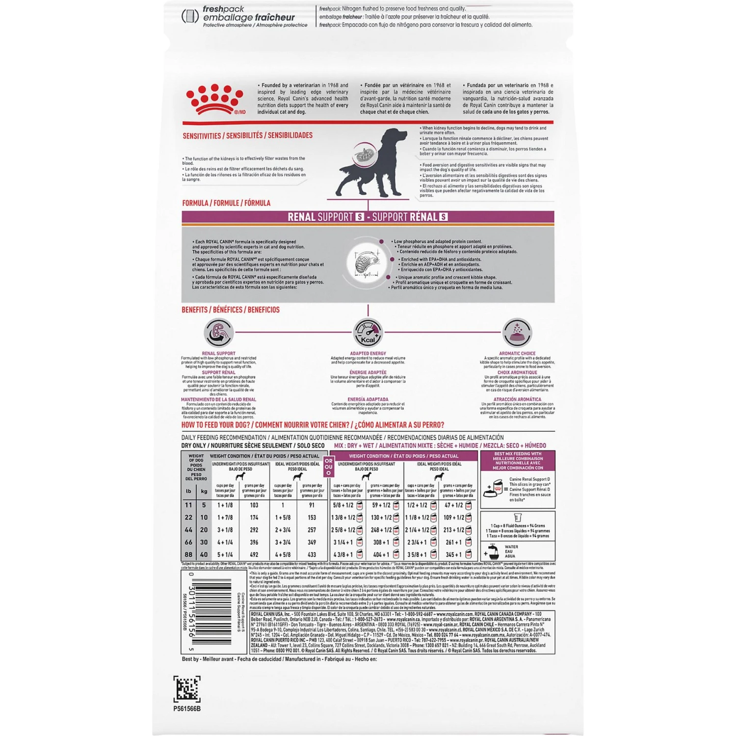 Royal Canin Veterinary Diet Adult Renal Support S Dry Dog Food 4 Royal Canin Veterinary Diet Adult Renal Support S Dry Dog Food - Image 2