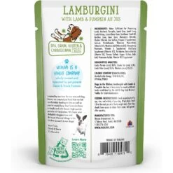 Weruva Dogs In The Kitchen Lamburgini With Lamb & Pumpkin Au Jus Grain-Free Dog Food Pouches -Cozy Paws 91012 PT2. AC SS1800 V1701362327