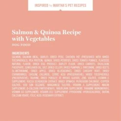 Martha Stewart Pet Food Salmon & Quinoa Recipe With Garden Vegetables Dry Dog Food -Cozy Paws 910998 PT5. AC SS1800 V1692203709