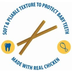 N-Bone Chicken Flavor Holiday Puppy Teething Treats, 3.74-oz Bag -Cozy Paws 913062 PT5. AC SS1800 V1690565254