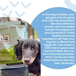 I And Love And You Naked Essentials Grain-Free Chicken And Duck Recipe Dry Dog Food -Cozy Paws 91429 PT2. AC SS1800 V1692216135
