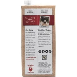 Brutus Broth Bone Broth Beef Flavor Hip & Joint Human-Grade Dog Food Topper, 32-oz Box & Brutus Broth Bone Broth Chicken Flavor Hip & Joint Human-Grade Dog Food Topper, 32-oz Box -Cozy Paws 916422 PT2. AC SS1800 V1689882233