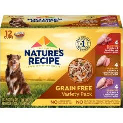 Nature's Recipe Variety Pack Grain-Free Wet Dog Food & Nature's Recipe Original Grain-Free Variety Pack Wet Dog Food -Cozy Paws 916542 PT1. AC SS1800 V1689883305