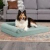 FurHaven Paw-Quilted Full Support Deluxe Chaise Orthopedic Cat & Dog Bed With Removable Cover -Cozy Paws 919878 MAIN. AC SS1800 V1690910998