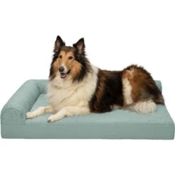 FurHaven Paw-Quilted Full Support Deluxe Chaise Orthopedic Cat & Dog Bed With Removable Cover -Cozy Paws 919878 PT3. AC SS1800 V1690921788