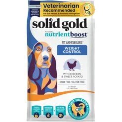 Solid Gold Nutrientboost Fit & Fabulous Weight Control Grain-Free Chicken, Sweet Potato & Green Bean Dry Dog Food