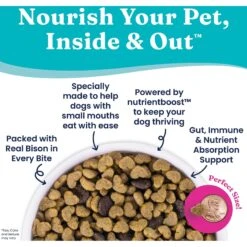 Solid Gold Nutrientboost Wee Bit Bison & Brown Rice Recipe With Pearled Barley Small Breed Dry Dog Food -Cozy Paws 920814 PT4. AC SS1800 V1702598150