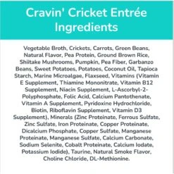 Jiminy's Cravin' Cricket Entree Organic Wet Dog Food, 6 Count -Cozy Paws 926662 PT3. AC SS1800 V1696262800