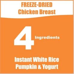 Whole Life Recover Pumpkin & Yogurt Freeze-Dried Dog Food, 16-oz Bag -Cozy Paws 929774 PT1. AC SS1800 V1691181365