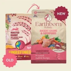 Earthborn Holistic Unrefined Roasted Rabbit With Ancient Grains & Superfoods Dry Dog Food -Cozy Paws 931318 PT7. AC SS1800 V1697754441